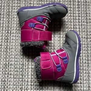See Kai Run Kids Boots - Pink and Gray
